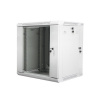 LANBERG RACK CABINET 19” DOUBLE-SECTION WALL-MOUNT 12U/600X600 (FLAT PACK) GREY WF02-6612-10S