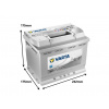 Batéria Varta SD D21, 61 Ah, 600 A, 12 V