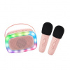 Lalarma Bluetooth Karaoke párty set + 2 mikrofóny Rose