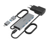 Hama 00200138 hub USB 3.2 Gen 1 (3.1 Gen 1) Type-A + Type-C 5000 Mbit/s Antracit, Šedá (hama200138)