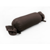 Biante Zamatový vankúš valec bonbon Velvet Prémium SVP-016 Tmavo hnedý 15x40 cm