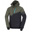 Northfinder Zygmunt Pánska lyžiarska bunda BU-5349SNW blackdarkgreen S