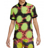 Tricouri polo bărbați Nike Printed Slim-Fit - volt/black/black - Viacfarebný (S)