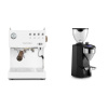Ascaso Steel DUO PID, White&Wood + Rocket Espresso SUPER FAUSTO, black