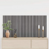 vidaXL akustické nástenné panely 2 ks lamelové 60,5x60 cm dubová dyha 42002579