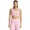 Dámska športová podprsenka adidas, POWERIMPACT TRAIN 3-STRIPES BRA ružová,biela
