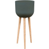 Kvetináč REFINED RETRO s nohami, 40/97 cm, Landon tmavozelená Farba: Zelená, Veľkosť: 40/97 cm
