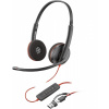 HP Poly Poly Blackwire 3220 Stereo USB-C Headset +USB-C/A Adapter (Bulk) 8X228A6 (8X228A6)