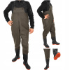 Waders Care Life Waders 46 46 odtieňov zelenej (Mikado Nihonto Fine Braid 0,14 300 m Fluo Braid)