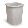Durable Veľkokapacitný plastový kôš DURABIN 90 ℓ sivý