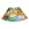 2Kids Toys Drevené puzzle Safari prepojiteľné