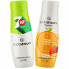 Sada koncentrátov SodaStream 7UpFREE+OrangeMango