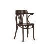 PAGED Classic B-5182 Seat Wood Back Wood Farba dreva: buk morený, Čalúnenie: dyha