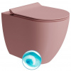 GSI PURA COLOR PURA WC misa stojaca, Swirlflush, 36x55cm, spodný/zadný odpad, blush dual-mat 880324