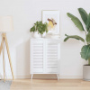 vidaXL dvierka skriniek Louvred Design 2 ks Biela 69x29,5 cm 4015904