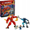LEGO NINJA GO ELEMENTAL FIRE ROBOT KAIA WOLF MECH WARRIORS DUEL 7+ (LEGO NINJA GO ELEMENTAL FIRE ROBOT KAIA WOLF MECH WARRIORS DUEL 7+)