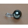 Prívesok z bieleho zlata 14K s tahitskou perlou AAA TPAAAZwGC