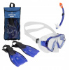 Detská SÚPRAVA na šnorchlovanie SNORKELING AQUASTIC MASKA ŠNORCHEL PLUTVY 27/32