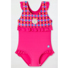 Detské plavky - Schiesser One -kus outfit. 116 ružová (Detské plavky Schiesser 116 ZGB)