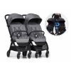 Bumprider Connect Mini 2x kočík s madlom Variant: Connect Mini 2x kočík s madlom Grey