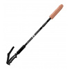 Master Series Dick Stick - teleskopická tyč s dildom (čierna - prírodná)