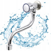 Kuchynská nástenná batéria Hydroland Standard strieborná