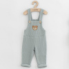 Dojčenské zahradníčky New Baby Luxury clothing Oliver sivé sivá 86 (12-18m)