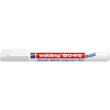 Permanentný popisovač, 1 3 mm, kužeľovitý hrot, priemyselný, EDDING 8046, biela