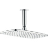 HANSGROHE Raindance E horná sprcha 1jet EcoSmart, 360 x 190 mm, s prívodom od stropu 100 mm, chróm, 26604000