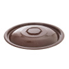 Smaltované veko BROWN pre vedro 10 l - ORION