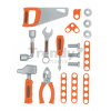 Sada 6 druhov pracovných nástrojov Tools Set Black&Decker Smoby s montážnymi dielmi