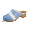 Dreváky BUXA Dámske Dreváky Klasik PPK - Modré S Bielym Pruhom Veľkosť: 38 [24,8 cm]