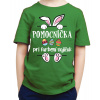 Fajntričko Kids Detské tričko - Pomocníčka pri farbení vajíčok, Farba zelená, Strih/ Variant Detský