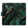 Flip pouzdro iSaprio - Samsung Galaxy A17 / A17 5G - Emerald 02 s kapsičkami na karty (Flipové knížkové pouzdro, obal, kryt iSaprio s přihrádkami na karty a motivem)