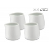 Porcelánové konvičky na mléko, 100 ml, sada 4 ks - WEIS (Konvička na mléko 100 ml, sada 4 z porcelánu - WEIS)