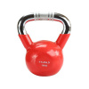 Kettlebell s chromovaným úchopem HMS KTC 10 kg červený