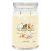 Yankee Candle Signature Soft Wool & Amber Scented Candle With 2 Wicks 567 g