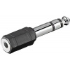 Adaptér PremiumCord stereo jack 6,3 - 3,5 V/Z