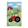 Detexpol Detský uterák Farma červená 50x30 cm