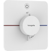 Hansgrohe ShowerSelect Comfort Q, termostat pod omietku pre 1 spotrebič, biela matná, HAN-15581700