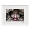 Atelier - Petr Vydra Umelecká fotografia Postavy - Žena v kapucni (biely rám), Velikost a varianta fotografií Černý rám 30 x 40 cm ( pasparta 21x 30 cm )