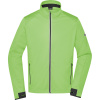 James & Nicholson Bunda JN 1126, softshellová, sportovní, pánská COT021126r0002-bright gree M Zelená jasná/černá