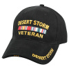 ROTHCO čiapka baseball DELUXE DESERT STORM VETERAN ČIERNA