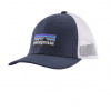 Patagonia Dětská kšiltovka K's Trucker Hat, P-6 Logo: Navy Blue