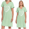 Moraj dámska nočná košeľa s krátkym rukávom pred koleno veľkosť 3XL