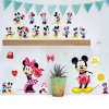 3D Nálepka na stenu - Mickey a Minnie Mouse Variant: Mix 1.