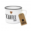 Kovový hrnček - Coffee Lover