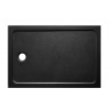 Sat Sprchová vanička obdélníková Project 110x90 cm litý mramor černá SVPRO11090CA