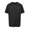 BRAVE SOAR - HEAVY ACID WASHED TEE - black XS