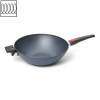 Wok Pánev Diamond LITE induction s odnímatelnou rukojetí 34 cm na indukci - WOLL (Titanová pánev Wok na indukci 34 cm s odnímatelnou rukojetí Diamond Lite - WOLL)